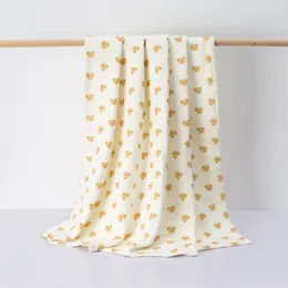 Blankets Baby Swaddle Blanket 6-layer Gauze Bath Towel Born Cotton Wrap Children's Soft Absorbent Bedding Scarf