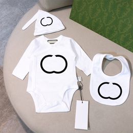 Designer Newborn Infant Bodysuit Designers Baby Luxury Rompers Three-piece 100% Cotton Romper Boy Girl Clothes Children Onesies Jumpsuits esskids CXD231251