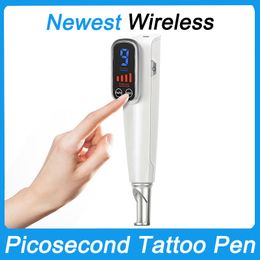 Picosecond Laser Pen Blue Red Light Therapy Tattoo Scar Mole Freckle Removal Dark Spot Remover Skin Care Beauty Machine Rechargeable Plasma Laser Pen