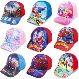 design Baseball Cap Cartoon anime Hat outdoors Cap Hip Hop Fitted Cap Hats For child kid 17style