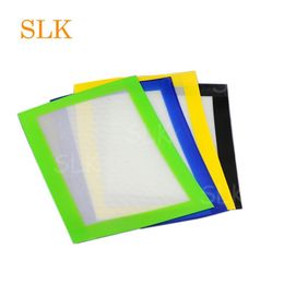 Multifunction Silicone Wax Mats Square sheets pads mat barrel drum silicon oil container for dry herb jars dab silicone smoking ac225F