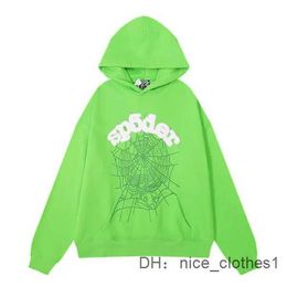 Sweatshirts 5A spider hoodie Mens sp5der Hoodie for men Sweatshirts Hoody Young Thug Angel Women polo 555555 purple Spider Web Hoodies Tracksuit Puff Print 3OA5