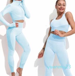 Lu Lu Lemon Align Set Workout Gym Clothing Fitness For Women's Tracksuit Leggings Yoga Sport Bras Top Long Sleeve Women