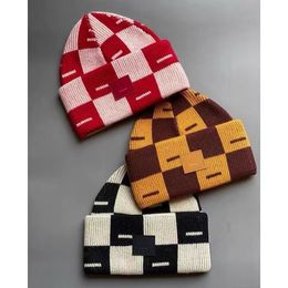 Autumn Fashion Men Women Designer Warm Smile Brimless Hat Woollen Knit Hat Street Winter Cap Beanie