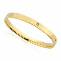 fashion designer bracelet stainless steel Jewellery bracelet for men and women high quality diamond bracelet letters gold bracelets 292N