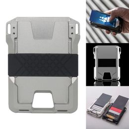 New EDC Wallet CNC-Machined Aluminium RFID Blocking Card Bag Card Cases Money Organizers249q