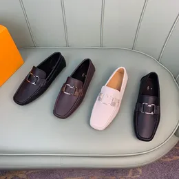 17model Mens Dress Shoes Designer Formal Loafers Men's Leather Shoes Luxurious Suede Men Wedding Man Work Social Business Loafers