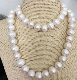 Chains Jewellery Classic12-13mm South Sea Baroque White Pearl Necklace 38"925silver