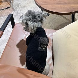 Triangle Dog Pullover Knitwear Designer Winter Dog Cat Print Warm Shirt Schnauzer Bichon Corgi Teddy Pet Sweatshirt