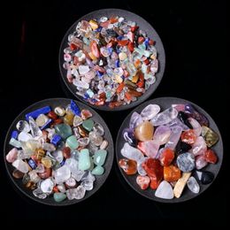 200gTumbled Stone garden decoration Beads and Bulk Assorted Mixed Gemstone Rock Minerals Crystal Stone for Chakra Healing Crystals269Z