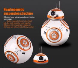 Fjärr Toy Space Boy BB8 Figur Model Smart Robot Toy Dance Spinning Ball Light Toy Kid Robot Star Devastator For Boy Cartoon Robot Toy Action Model Figure barnleksaker