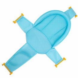 Bathing Tubs Seats Baby Bath Seat Support Net Solid Color Shower Bathtub Sling Mesh Bathing For Infant Baby Bath Shower Bath Net 231204