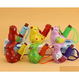 Party Favour Ceramic Water Bird Whistle Spotted Warbler Song Chirps Home Decoration For Children Kids Gifts Drop Delivery Garden Fest Dhqux