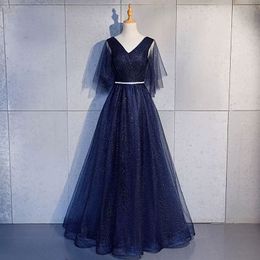 Elegant Mother of the Bride Dresses Shining Sequins with Sash Black, Blue, Red Evening Party Dresses