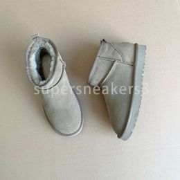 Australia Classic Mini Kids Boots Girls Toddler Shoes Winter Snow Sneakers Designer Boot Youth Chesut Rock Rose Grey Size 21-35