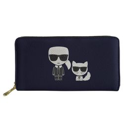 Women PU Wallets Purses Karl Lagerfelds Pattern Girls Long Wallets Kawaii Animal Female Fashion Coin Pockets Bags2064