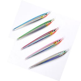 Spinner Jigs Lead fish fishing lure 7g 10g 14g 17g 21g 28g Deep Sinking Pencil iron metal Paillette LNIFE bait210n