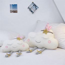 Baby Pillow For Breastfeeding Cloud Pattern Soft Cushion For Newborns Nordic Baby Room Decoration Plush Toys Nursing Pillow LJ2012291z