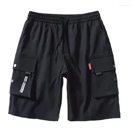 Men's Shorts Summer Casual Cargo Running Short Pants Boy Oversize Male Brand Sport Clothing Loose Elastic Waist 2023