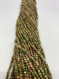 Loose Gemstones AAANatural Greenstone Cut Beads 2mm / 3mm 4mm Stone Jewellery DIY Boutique 38cm