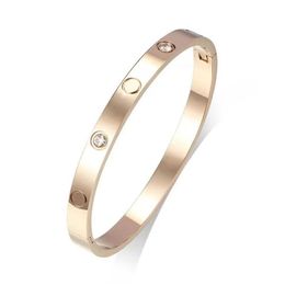 N1 Classic bangles Gold Silver Nail Bracelet Titanium Steel Cuff bangle nlay Diamond Bracelets Womens Mens Love Jewellery Gift C8000236d