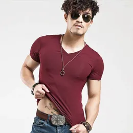 Men's Suits A2607 Short Sleeved Men T-Shirt Black Tights Man T-Shirts Fitness For Male Clothes