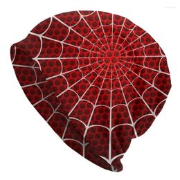 Berets Spider Web Slouchy Beanie Men Women Unisex Trend Winter Warm Skullies Beanies Hat Adult Knitted Bonnet Cap