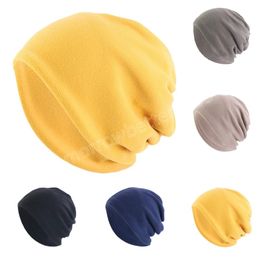 Men Women Beanies Baggy Slouch Pullover Hats Winter Warm Sports Casual Elastic Cycling Running Ski Bonnet Caps Outdoor Headwear