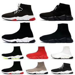 Top Quality sock shoes mens womens outdoor shoes graffiti black white pink green blue beige luxury running shoe trainers designer sneakers