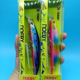 NOEBY 2 Pieces 2019 NEW Floating Minnow Fishing Lure 23g 130mm 4colors Depth 0-1 5m Wobbler Hard Bait Saltwater Fishing Tackle T20336d