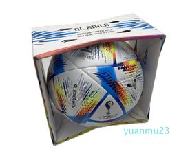 Soccer Balls World Cup Group Stage Football AL Rihla Official Size Material High-end Replica