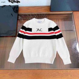 Brand baby sweater autumn Knitted boys hoodie Size 100-150 kids designer clothes Color blocking design toddler pullover Nov25