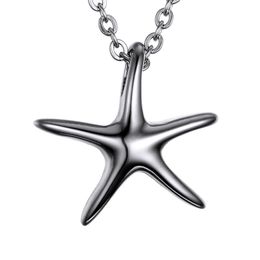 Lily Memorial jewelry Pendant Starfish charm Urn Pendant Ashes Necklace Keepsake with Chain Necklace with a Gift Bag278c
