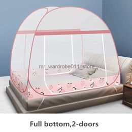 Crib Netting New Encryption Mosquito Net Mongolian Yurt Mosquito Net Summer Mosquito Net Home Double People Bed Tents Girl Room Bed Tents Q231205