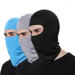 Bandanas Face Mask Cycling Balaclava Full Cover Hat Lycra Ski Neck Summer Sun Ultra UV Protection Thin