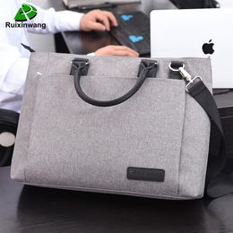 Oyixinger High Quality And Simplicity Business Bags Men Briefcase Laptop Bag File Package Nylon Women Office Handbag Work Bags CJ1239H