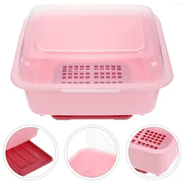 Kitchen Storage Dish Drainer Plastic Baby Bottles Cutlery Cage Pp Breast Milk Organiser Freezer