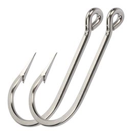 30pcs Fishing Hooks Saltwater Large Giant Shark and Alligator Hooks Extra Strong 420 Stainless Steel Fishing Hook2831