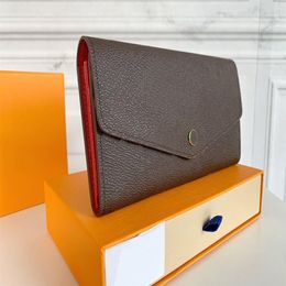 Fashion women clutch wallet pu leather wallet single zipper wallets lady ladies long classical purse with orange box card 60017226I