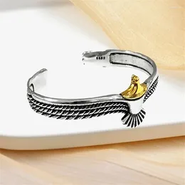 Charm Bracelets Viking Eagle Personality Gift For Boyfriend Adjustable Tribal Wildlife Jewellery Wing Sl457