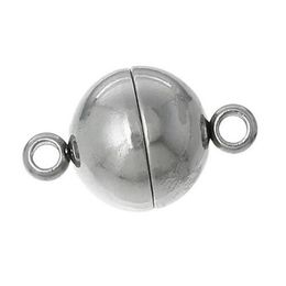 20 pcs Stainless Steel Magnetic Clasps Round dull For Jewellery making necklace Bracelet DIY Jewellery Findings 293H