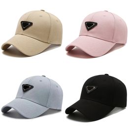 Vintage designer hats for men baseball cap business leisure casquette solid color classical curved brim trucker hat retro casual sport white pink black ga047