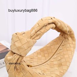 Jodie Handbag Botteg Venet Deerskin Woven Bag 2023 Summer Woven Bag Handmade Women's Fashion Trend Versatile Wedding Dinner