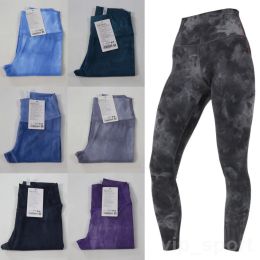Lu Align Lu Girl Naked Yogas Long Pants High Elasticity Exercise Full Trousers Jogging Ninth Pant Woman Athletic Leggings Outdoor Ankle Leng