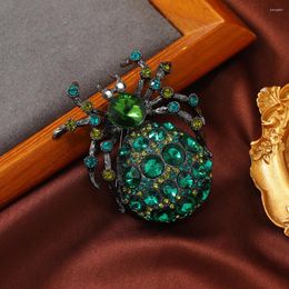 Brooches Muylinda Vintage Large Spider Brooch Halloween Party Insect And Pins Design Jewelry Gift Collection