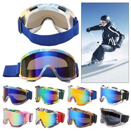 Ski Goggles Skiing Goggles Winter Wind-proof Ski Mask Riding Goggle Eye Protection Goggles UV Protection Cycling Snowboard Anti Fog Eyewear 231205