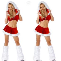 Erotic Women's Christmas Suit Temptation Sexy Christmas Costume Halloween QERFORMANCE Clothing 2018 New Ladies Sexy Underwear241o