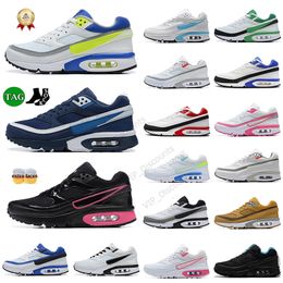 2024 Running Shoes Men Woman Sneakers OG Bw Black White Pure Platinum Lyon Persian Violet beijing Green Pink Women Athletic Cushion Designer Trainers