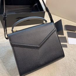 crossbody Briefcase women Bag Messenger shoulder Bags Top Quality plain Handbags Purses five Colours Golden Hardware 203H