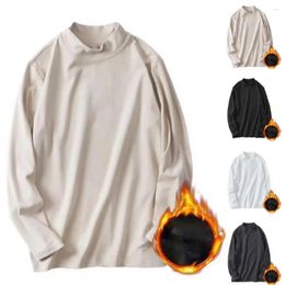 Men's T Shirts Basic Turtleneck Slim Sweater Pullover Autumn Winter Casual Long Sleeve For Men Female Chic Jumpers Top